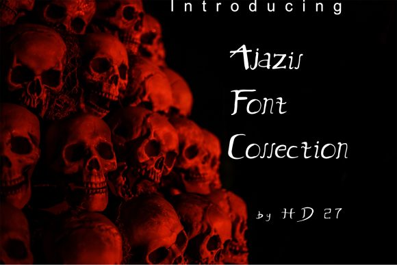 Ajazil: The Dramatic, Creepy Display Font for Bold Creative Projects