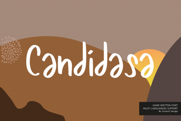 Candidasa: The Modern Display Font for Clean, Versatile Designs