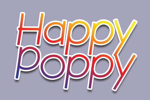 Happy Poppy: A Jolly Display Font for Modern Branding