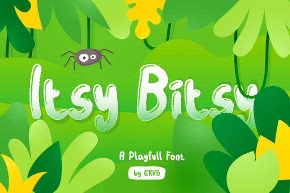 Itsy Bitsy: A Bubbly Display Font for Playful Branding