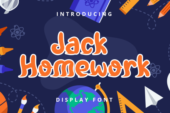 Jack Homework: Elevating Playful Designs with a Jolly Display Font