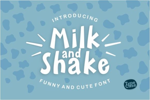 Milk and Shake: Elevating Design with Trendy Typography