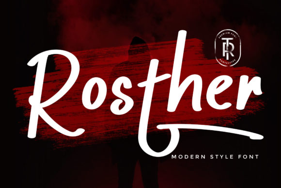 Rosther: The Charming Display Font for Elegant Design
