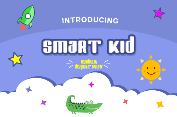Smart Kid: The Modern Display Font for Playful Yet Polished Designs