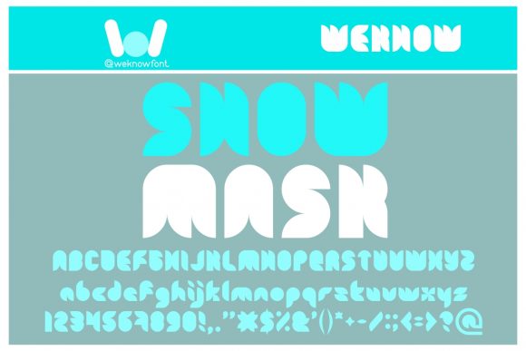 Snow Mask: Unlocking the Potential of a Cool, Techno-Inspired Display Font