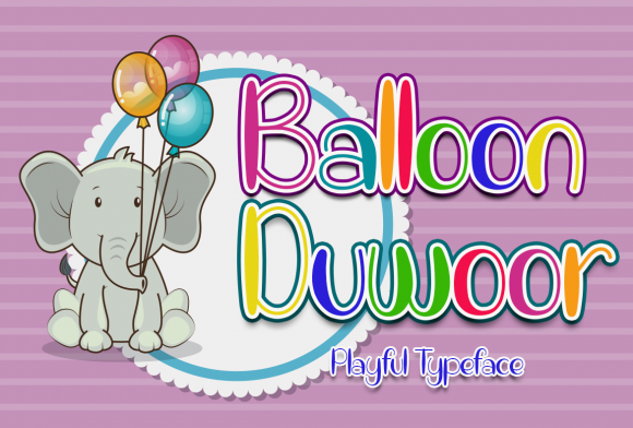 Strategic Typography: Leveraging Balloon Duwoor for Playful Brand Communication