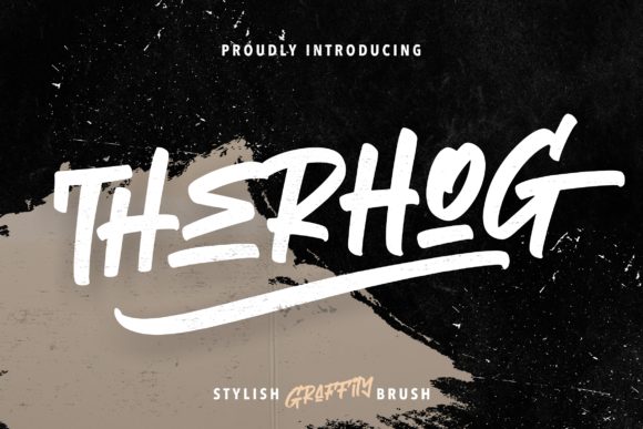 Therhog: Elevating Visual Communication with a Unique Display Font